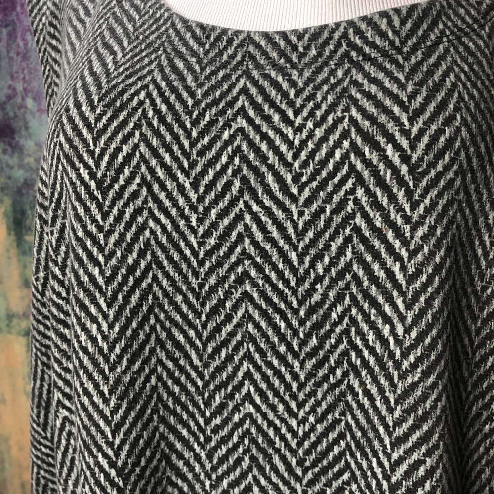 π Woman Within Plus Size Fish bone pattern Dress - Picture 5 of 8
